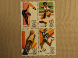 USPS Scott C101-04 28c Olympic Games 1984 Mint NH Block 4 Stamps -- New