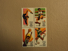 USPS Scott C101-04 28c Olympic Games 1984 Mint NH Block 4 Stamps -- New