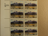 USPS Scott 2444 25c 1990 Wyoming Centenary Mint NH Plate Block 20 Stamps -- New