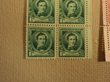 USPS Scott 879-83 American Composers 1940 Lot Of 5 Plate Block 20 Stamps Mint NH -- New