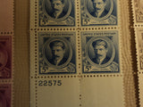 USPS Scott 879-83 American Composers 1940 Lot Of 5 Plate Block 20 Stamps Mint NH -- New