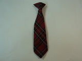 George Boys Tie 10-in Long 100% Polyester Small 6-7 Multi-Color Plaids & Checks -- New No Tags