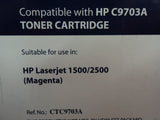 Standard C9703A Compatible Laser Toner Cartridge Magenta OEM Quality CTC9703A -- New