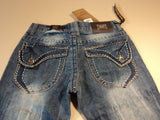 Reward Jeans Jeans Slim Straight Fit Medium Wash 100% Cotton Female 32/30 Blues -- New With Tags