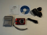 Cobra 12MP Digital Camera Red 2.4-in LTPS Color Display 8x Zoom DCA1220RED -- New