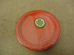 Unique Paper Plate 7in Diameter Red Package of 20 31454 -- New