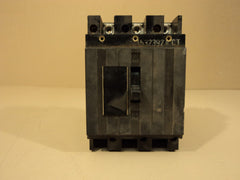 Westinghouse 3 Pole Circuit Breaker Black 125/250 VDC 240VAC E-7819 -- Used