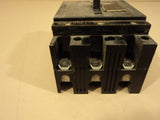 Westinghouse 3 Pole Circuit Breaker Black 125/250 VDC 240VAC E-7819 -- Used