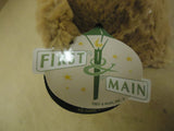 First & Main Teddy Bear 11in Cute Adorable Light Brown Dean Ages 3 & Up -- New