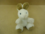 Telefora Rabbit Bunny 9in Snuggly White/Brown -- New