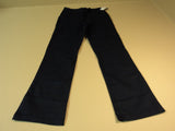 George Pants School Uniform Bootcut Cotton Polyester Female Kids 14 Blues Solid -- New With Tags