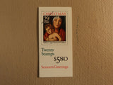 USPS Scott 2710a 29c Madonna Child Bellini 1992 Book Of 20 Stamps Mint -- New