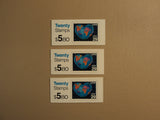 USPS Scott 2536 29c Love 3 Books 1991 60 Stamps Mint Booklet -- New