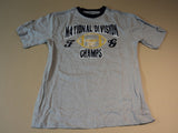 Faded Glory T-Shirt Football Logo 100% Organic Cotton Male Kids XL 14-16 Grays -- New No Tags