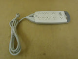 Belkin Power Strip Gray 9 Outlet Phone Jacks F9M923-08 -- Used