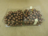 Designer Two Boxes Hanging Balls Decorative 1in Diameter Brown Glass -- Used