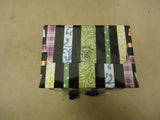 FTD Lot of 9 Mini Bags 7in H x 5in W x 4in D Green/Red/Blue Liners Paper Plastic -- New