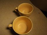 Signature Housewares Mug Peach Set of 2 Ceramic Stoneware -- Used