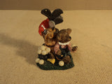 K's Collection Golf Bear Figurine 2 1/2in L x 3in W x 4in H Resin -- Used