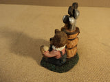 K's Collection Golf Bear Figurine 2 1/2in L x 3in W x 4in H Resin -- Used