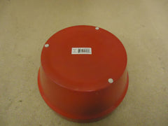 MGD Flower Pot 8 1/2in Diameter x 4 1/4in H Red Classic Round Ceramic -- New