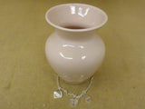 FTD Flower Vase 6 1/4in H x 5in Diameter Pink It's a Girl Ceramic -- New