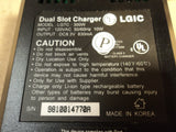 LGIC Dual Slot Handset Charging Base Black Cradle LGTC-300W -- Used