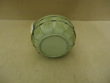 Designer Flower Basket 12in H x 8in Diameter Green Round Plastic Liner Wood -- New