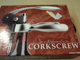 Professional Corkscrew Silver/Black Foil Cutter 1 Extra Corkscrew 656747 -- Used