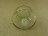 FTD Flower Vase with Beads Modern 6in H x 5in W Clear Wide Mouth Glass -- New