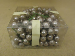 Designer Glass Balls Decorative Silver 1in Diameter Lot of 50+ -- Used