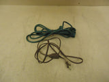 Standard Extension Cords Green/Brown 6 Ft 12Ft Lot of 2 Medium Duty -- Used