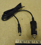 Car Adapter Power Plug 1/4in x 1/4in x 3/8in Black Plastic Metal  -- New
