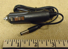 Car Adapter Power Plug 5/8in x 1/4in Black Plastic Metal Item B -- New