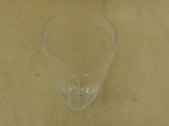 FTD Flower Vase 8in H x 4in D Clear Traditional Round Fluted Glass -- New