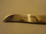 Handcrafted Vintage Steak Knife Non-Serrated Thailand Buddha Flatware Brass -- Used