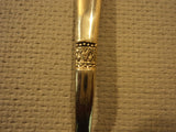 Handcrafted Vintage Coffee Spoon 4 1/2-in Thailand Buddha Flatware 1960's Brass -- Used