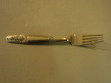 Handcrafted Vintage Salad Fork 7 1/4-in Thailand Buddha Flatware 1960's Brass -- Used