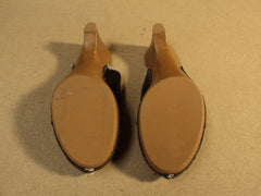 Isaac Mizrahi Kitten Heels Leather Upper Female Adult 10 Browns Solid Cozy -- New No Tags