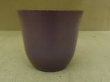 Designer Flower Pot 6 1/2in Diameter x 6in H Pink Modern Round Plastic -- New