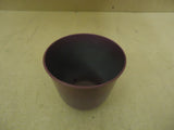 Designer Flower Pot 6 1/2in Diameter x 6in H Pink Modern Round Plastic -- New