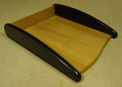 Pomerantz Desktop Paper Holder 13in x 10 1/2in x 3in Wood -- Used