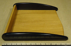 Pomerantz Desktop Paper Holder 13in x 10 1/2in x 3in Wood -- Used