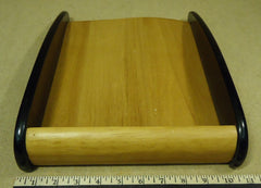 Pomerantz Desktop Paper Holder 13in x 10 1/2in x 3in Wood -- Used