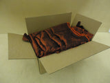 Designer Box of Material Red Various Sizes Satin Fabric -- New