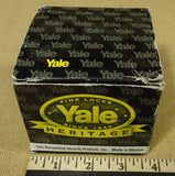 Yale Heritage D881772B Deadbolt Set 3in x 2 1/2in x 2 1/2in Metal Pewter Color -- New