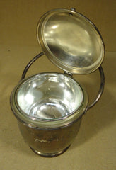 Container with Attached Lid 13in x 7in x 7 Metal  -- Used
