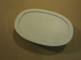 Corning Ware Stoneware Oval With Lid 15-oz French White F-15-B -- Used