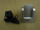 Vtech Phone Base Charger Silver/Black Cradle Handset Stand D -- Used