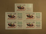 USPS Scott 2429a 25c 1989 Sleigh Full Of Presents 5 Books 100 Stamps 10 Panes -- New